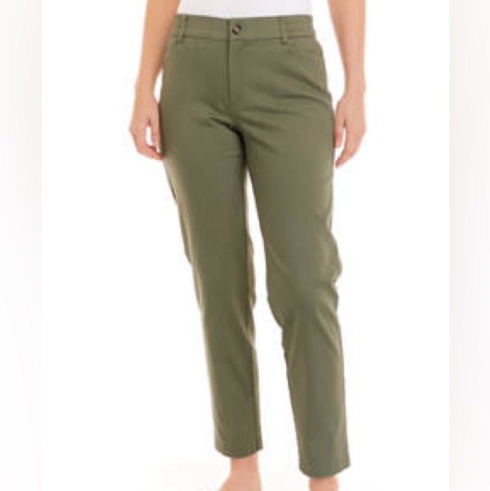 Wonderly Women's Elastic Waistband Straight Leg Pants